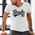 Bruh Baseball Style Number 67 Sports Bro Slang Meme Brother Men's V-Neck T-Shirt Bruh Baseball Style Number 67 Sports Bro Slang Meme Brother Men's V-Neck T-Shirt
