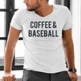 Coffee And Baseball Men's V-Neck T-Shirt Coffee And Baseball Men's V-Neck T-Shirt