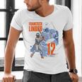 Francisco Lindor New York M Baseball Players MLBFLI304N Men's V-Neck T-Shirt