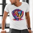 Gen Alpha Slang Ice Cream Drip Six Seven 67 Baseball Catcher Men's V-Neck T-Shirt Gen Alpha Slang Ice Cream Drip Six Seven 67 Baseball Catcher Men's V-Neck T-Shirt