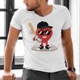 Heart Playing Baseball Valentine Baseball Men's V-Neck T-Shirt Heart Playing Baseball Valentine Baseball Men's V-Neck T-Shirt