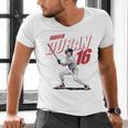 Jarren Duran Boston MLB Baseball Players MLBJDU204M Men's V-Neck T-Shirt