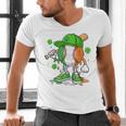 Kids Boys St Patricks Day Irish Flag Kids Baseball Ice Cream Drip Men's V-Neck T-Shirt Kids Boys St Patricks Day Irish Flag Kids Baseball Ice Cream Drip Men's V-Neck T-Shirt