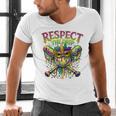 Respect The Drip Mardi Gras Baseball Ice Cream Boys Carnival Men's V-Neck T-Shirt