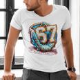 Six Seven Baseball Lifestyle 67 Meme Gen Alpha Slang Premium Tri-Blend Men's V-Neck T-Shirt
