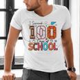 I Survived 100 Days Baseball Football Basketball School Kids Men's V-Neck T-Shirt I Survived 100 Days Baseball Football Basketball School Kids Men's V-Neck T-Shirt