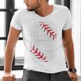 Vintage Baseball 8 Jersey Number 8 Men's V-Neck T-Shirt Vintage Baseball 8 Jersey Number 8 Men's V-Neck T-Shirt