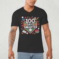 100 Day Baseball School Sports Kids Men's V-Neck T-Shirt