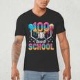 100 Days Of School Baseball Boys Ice Cream Drip 100th Day Men's V-Neck T-Shirt 100 Days Of School Baseball Boys Ice Cream Drip 100th Day Men's V-Neck T-Shirt