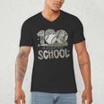 100 Days Of School Baseball Cap Boy School Teacher Men's V-Neck T-Shirt