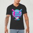 100 Days Of School Baseball Drip 100 Days For Boys And Kids Men's V-Neck T-Shirt 100 Days Of School Baseball Drip 100 Days For Boys And Kids Men's V-Neck T-Shirt