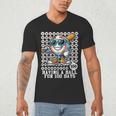 100 Days Of School Boys Baseball 100th Day Of School Kids Men's V-Neck T-Shirt