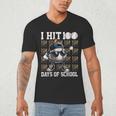 100 Days Of School Boys Kids 100th Day Balls Baseball Kids Men's V-Neck T-Shirt