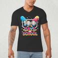100 Days Of School Ice Cream Baseball Player For Kids Boys Men's V-Neck T-Shirt 100 Days Of School Ice Cream Baseball Player For Kids Boys Men's V-Neck T-Shirt