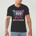 100 Drippy Days Of School Baseball For Boy Kids Men's V-Neck T-Shirt 100 Drippy Days Of School Baseball For Boy Kids Men's V-Neck T-Shirt