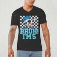5th Birthday Dabbing Baseball Boys Bruh I'm 5 Year Old Men's V-Neck T-Shirt