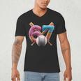 67 Baseball Ice Cream Drip Kids Youth Men's V-Neck T-Shirt 67 Baseball Ice Cream Drip Kids Youth Men's V-Neck T-Shirt