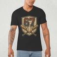 67 Baseball Meme Vintage Sports Crest Retro 67 Player Men's V-Neck T-Shirt 67 Baseball Meme Vintage Sports Crest Retro 67 Player Men's V-Neck T-Shirt
