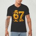 67 Brain Rot Meme Baseball Ice Cream Drip For Kids & Teens Men's V-Neck T-Shirt 67 Brain Rot Meme Baseball Ice Cream Drip For Kids & Teens Men's V-Neck T-Shirt