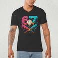 67 Ice Cream Drip Baseball Meme – Six Seven Gen Alpha Men's V-Neck T-Shirt