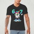67 Meme Six Seven Meme Baseball Dapping Ice Cream Drip Men's V-Neck T-Shirt 67 Meme Six Seven Meme Baseball Dapping Ice Cream Drip Men's V-Neck T-Shirt