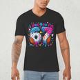 7th Birthday I Was 6 Now I'm 7 Baseball Ice Cream Drip Men's V-Neck T-Shirt 7th Birthday I Was 6 Now I'm 7 Baseball Ice Cream Drip Men's V-Neck T-Shirt