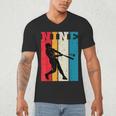 9th Birthday Nine Baseball Batter 9 Year Old Bday Boys Kids Men's V-Neck T-Shirt 9th Birthday Nine Baseball Batter 9 Year Old Bday Boys Kids Men's V-Neck T-Shirt