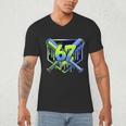 Awesome 67 Baseball Drip Effect Baseball 6-7 Meme Graphic Men's V-Neck T-Shirt Awesome 67 Baseball Drip Effect Baseball 6-7 Meme Graphic Men's V-Neck T-Shirt