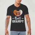 Ball Grampy Basketball Football Baseball Player Men's V-Neck T-Shirt Ball Grampy Basketball Football Baseball Player Men's V-Neck T-Shirt