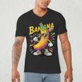 Banana Baseball Cartoon Cool Sports Kids Teens Men's V-Neck T-Shirt Banana Baseball Cartoon Cool Sports Kids Teens Men's V-Neck T-Shirt