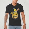 Banana Baseball Fruit Men's V-Neck T-Shirt Banana Baseball Fruit Men's V-Neck T-Shirt