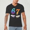 Baseball 67 Ice Cream Drip Six Seven Boys Meme Men's V-Neck T-Shirt