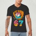 Baseball 67 Ice Cream Drip 67 Six Seven Meme 67th Birthday Men's V-Neck T-Shirt