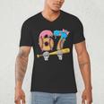 Baseball 67 Ice Cream Drip Skeleton Six Seven Boys Meme Men's V-Neck T-Shirt