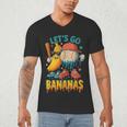 Baseball Banana Sports Drip Art For Kids Men's V-Neck T-Shirt Baseball Banana Sports Drip Art For Kids Men's V-Neck T-Shirt