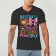 Baseball Or Bows Great Grandma Loves You Gender Reveal Men's V-Neck T-Shirt