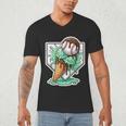 Baseball Boys Ice Cream Drip Baseball Boys Youth Mint Choco Men's V-Neck T-Shirt