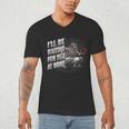 Baseball Catcher Waiting For You At Home Player Quote Men's V-Neck T-Shirt