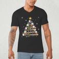 Baseball Christmas Tree Light Xmas Baseball Boys Kids Men's V-Neck T-Shirt Baseball Christmas Tree Light Xmas Baseball Boys Kids Men's V-Neck T-Shirt