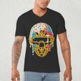 Baseball Drip For Boys Ice Cream Drip Youth Boys Catcher's Men's V-Neck T-Shirt Baseball Drip For Boys Ice Cream Drip Youth Boys Catcher's Men's V-Neck T-Shirt
