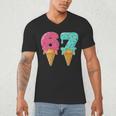 Baseball Drip Ice Cream 67 Baseball Men's V-Neck T-Shirt Baseball Drip Ice Cream 67 Baseball Men's V-Neck T-Shirt