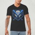 Baseball Drip Ice Cream Diabetes Awareness Ribbon Boys Girls Men's V-Neck T-Shirt Baseball Drip Ice Cream Diabetes Awareness Ribbon Boys Girls Men's V-Neck T-Shirt