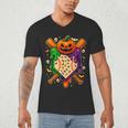 Baseball Drip Ice Cream Drip Halloween Baseball Lovers Men's V-Neck T-Shirt Baseball Drip Ice Cream Drip Halloween Baseball Lovers Men's V-Neck T-Shirt