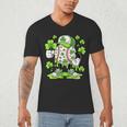 Baseball Drip Ice Cream Shamrock Irish St Patricks Men Men's V-Neck T-Shirt Baseball Drip Ice Cream Shamrock Irish St Patricks Men Men's V-Neck T-Shirt