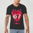 Baseball Drip Ice Cream Valentine Youth Boys Girls Sport Men's V-Neck T-Shirt Baseball Drip Ice Cream Valentine Youth Boys Girls Sport Men's V-Neck T-Shirt