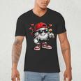 Baseball Drip Ice Cream Valentine’s Day Boys Kids Men's V-Neck T-Shirt Baseball Drip Ice Cream Valentine’s Day Boys Kids Men's V-Neck T-Shirt