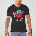 Baseball Drip Ice Cream Valentines Day Baseball Sport Boys Men's V-Neck T-Shirt Baseball Drip Ice Cream Valentines Day Baseball Sport Boys Men's V-Neck T-Shirt