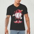 Baseball Drip Icecream Boy Kids Valentine Men's V-Neck T-Shirt