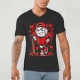 Baseball Drip Icecream Heart Red Valentine Day Boys Kids Men's V-Neck T-Shirt Baseball Drip Icecream Heart Red Valentine Day Boys Kids Men's V-Neck T-Shirt