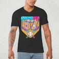 Baseball Drip Number 67 Ice Cream Home Plate Drip Men's V-Neck T-Shirt